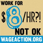 1 of 20 creative products for #WageAction effort